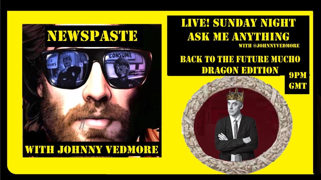 Sunday Night Ask Me Anything with @JohnnyVedmore – Back to the Future Mucho Dragon Edition